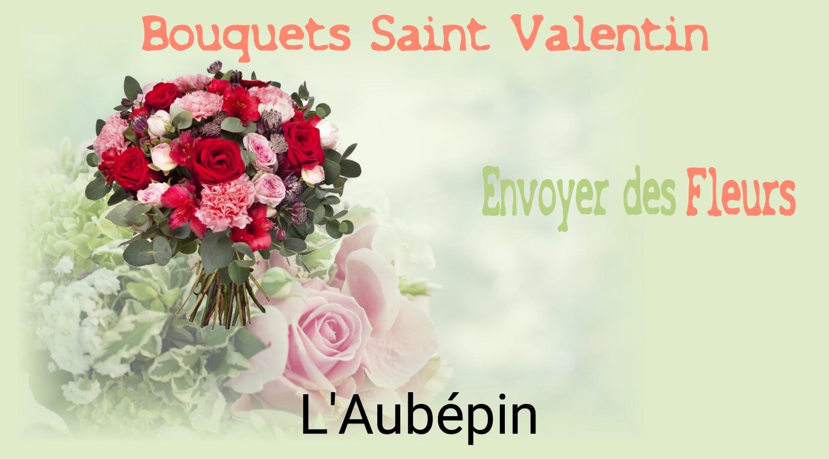 Roses de Saint-Valentin livrées à L'Aubépin